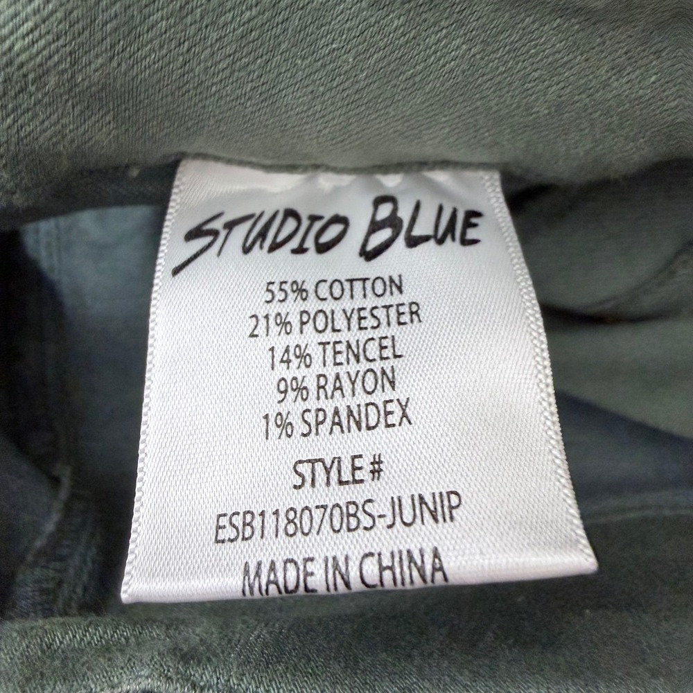 Studio Blue Utility Pants Women 32 Juniper Green NWT - Picture 7 of 9